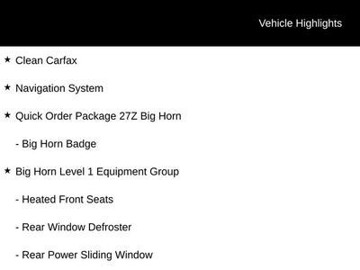 2023 RAM 1500 Big Horn/Lone Star