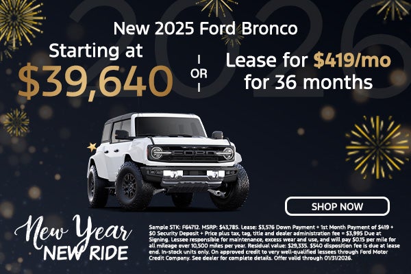 New 2025 Bronco