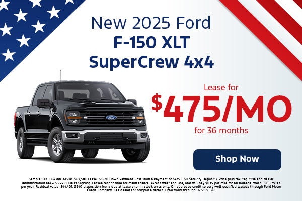 New 2025 Ford F-150 XLT SuperCrew 4x4